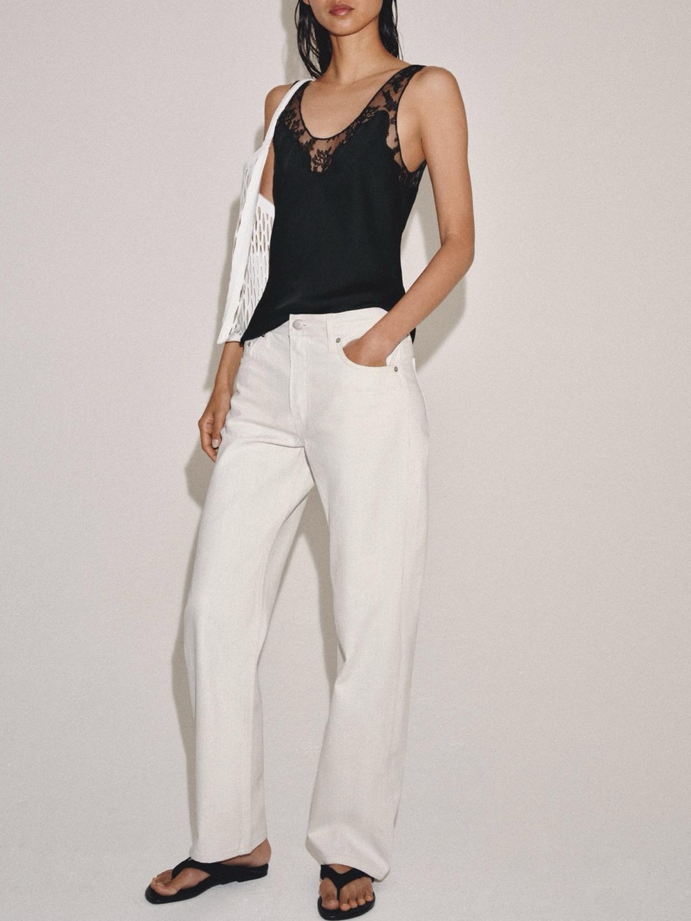ZARA LACE CAMISOLE TOP
